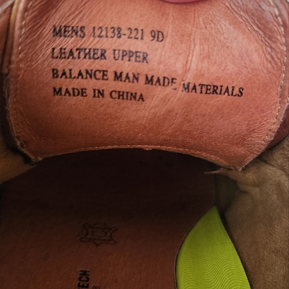 Florshein Cap Toe Dress Oxford SHOES Cognac Lace Up Size 9D Like NEW - Picture 8 of 12